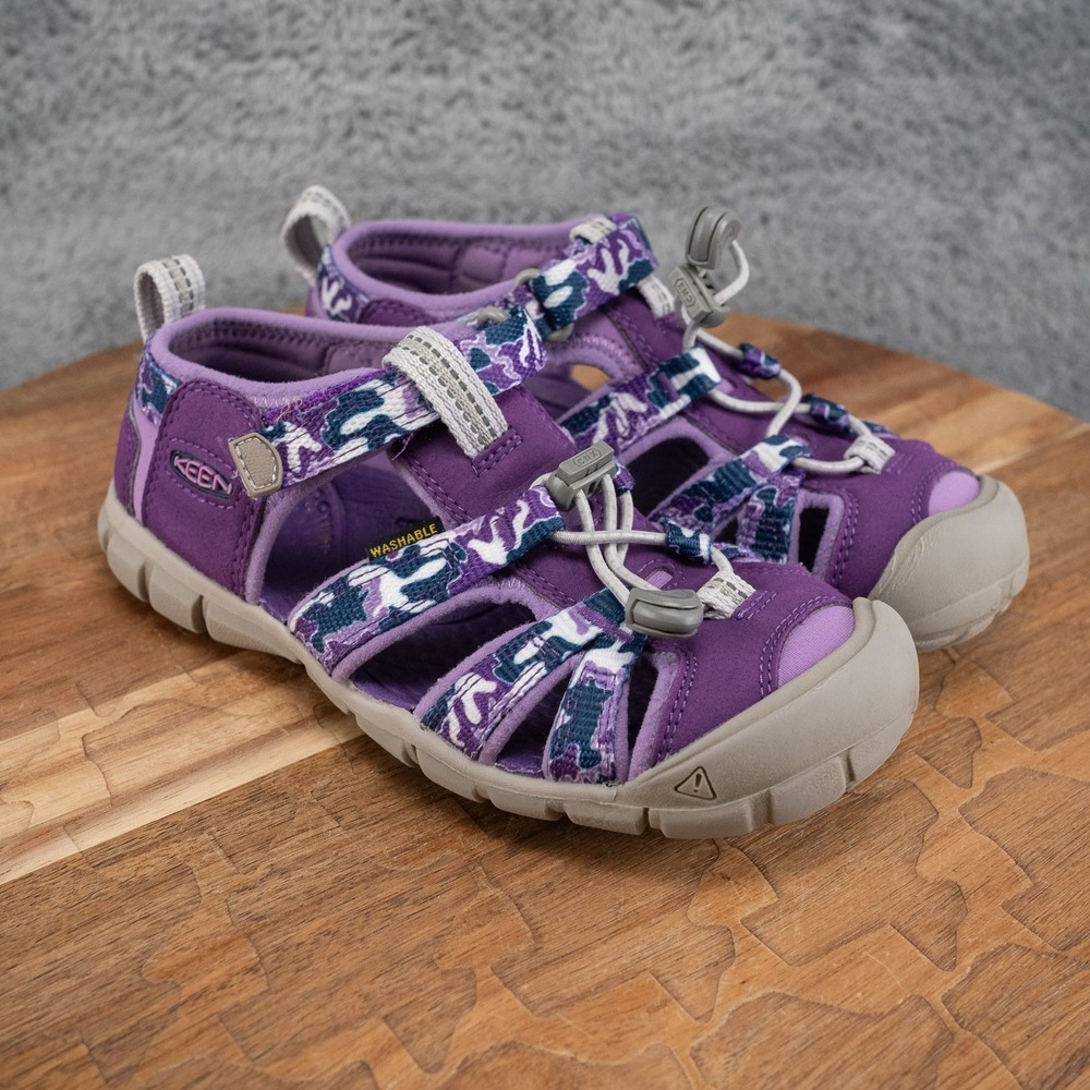 KEEN Kid's Seacamp II CNX Closed Toe Sandals Size 13 Watershoe Hiking Purple